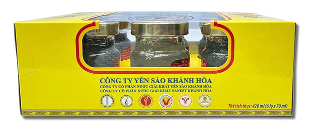 Sanest Khanh Hoa Bird's Nest Drink - 6 bottles x 2.4 fl oz (6 x 70 ml)
