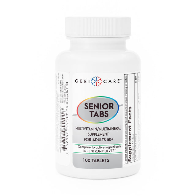 Geri-Care Senior Tabs Multivitamin Supplement, 100 tablets