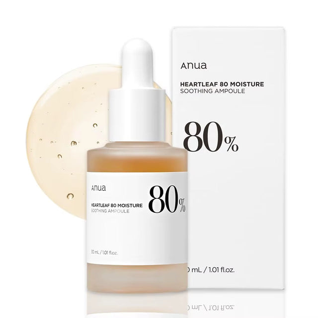 ANUA HEARTLEAF KIT- TONER, MOISTURIZER , CLEANSER, NIACIN SERUM,AMPOULE SERUM