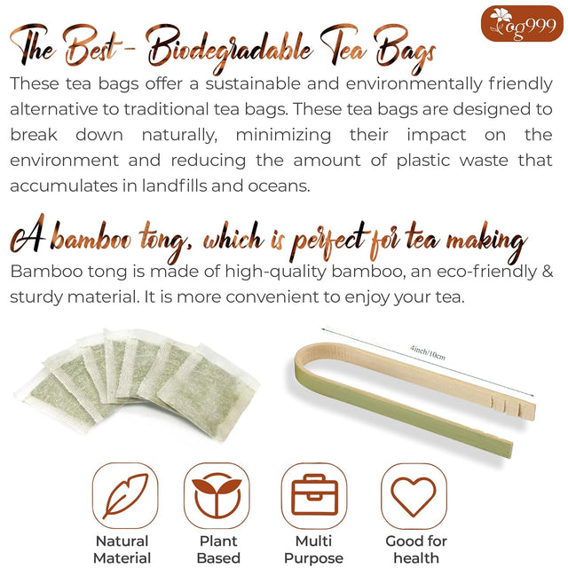 TOG999, Premium 135 Tea Bags - Special Cinnamon Tea, 100% Natural & Pure Cinnamon Bark. Cinnamon Herbal Tea. Cinnamon Stick Herbal Spice Tea. No Sugar, No Caffeine, No Gluten, Vegan.