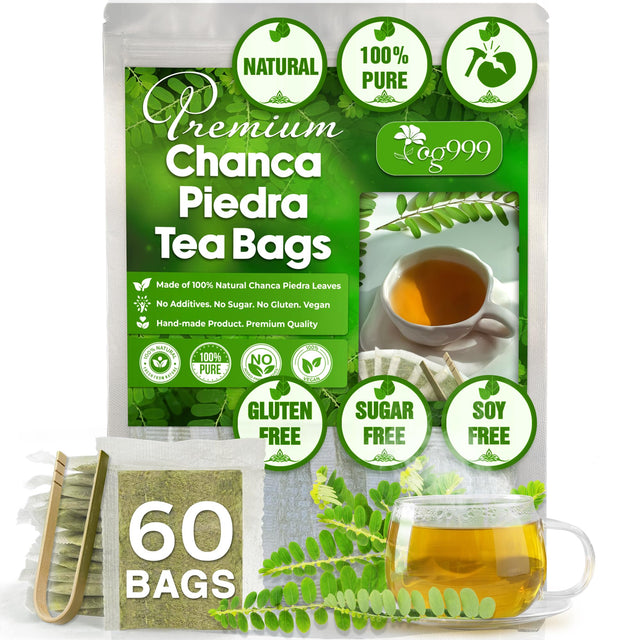 TOG999, Premium 120 Moringa Leaf Tea Bags, 100% Natural & Pure from Moringa Leaves. Loose Leaf Moringa Herbal Tea. Moringa Leaf Tea. No Sugar, No Caffeine, No Gluten, Vegan.