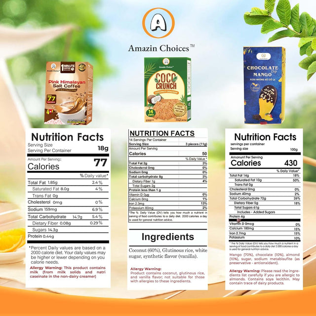 Amazin Choices Asian Snack Bundle 3 items - Plant Based