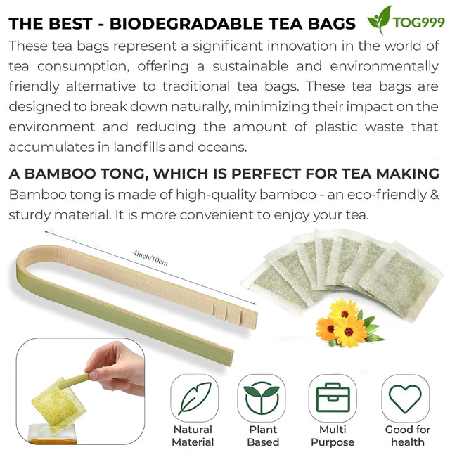 Plantain Leaf Tea Bags, 100% Natural & Pure Plantain Leaves. Loose Leaf Plantain Herbal Tea. Plantain Leaf Tea. No Sugar, No Caffeine, No Gluten, Vegan.