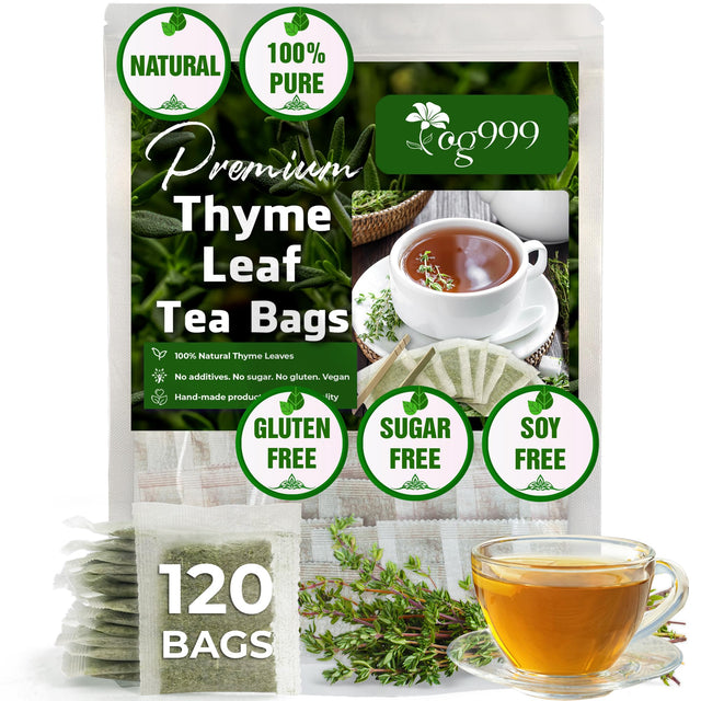 TOG999, Premium 120 Moringa Leaf Tea Bags, 100% Natural & Pure from Moringa Leaves. Loose Leaf Moringa Herbal Tea. Moringa Leaf Tea. No Sugar, No Caffeine, No Gluten, Vegan.