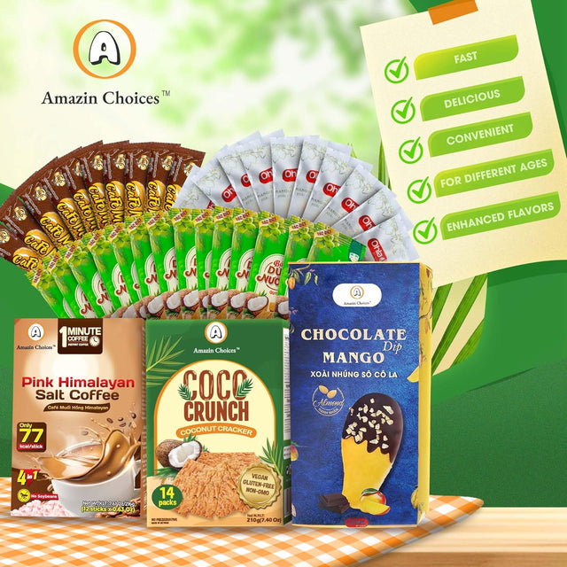 Amazin Choices Asian Snack Bundle 3 items - Plant Based