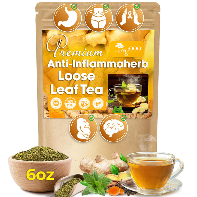 TOG999, Premium 120 Moringa Leaf Tea Bags, 100% Natural & Pure from Moringa Leaves. Loose Leaf Moringa Herbal Tea. Moringa Leaf Tea. No Sugar, No Caffeine, No Gluten, Vegan.