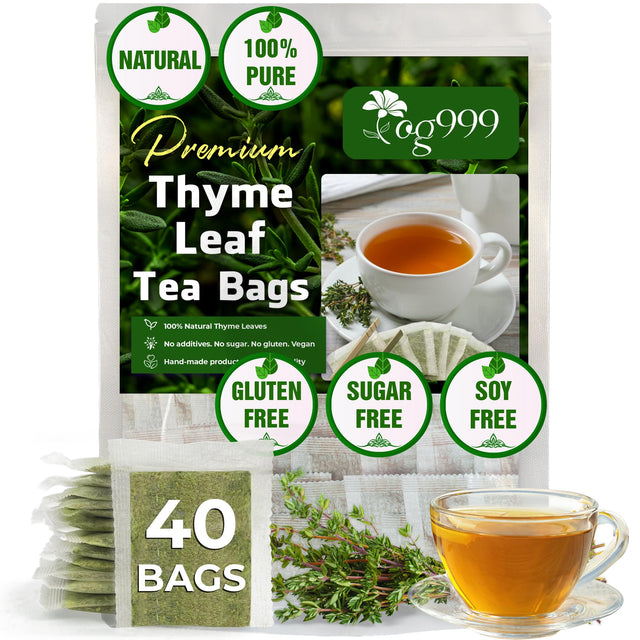 TOG999, Premium 120 Moringa Leaf Tea Bags, 100% Natural & Pure from Moringa Leaves. Loose Leaf Moringa Herbal Tea. Moringa Leaf Tea. No Sugar, No Caffeine, No Gluten, Vegan.
