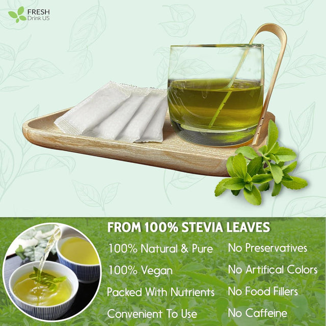 Stevia Leaf, Whole Dried Leaves, Tea Bags, Powder, 100% Natural and Pure from Stevia Leaves. Sugar Substitute for Tea, Coffee. Loose Leaf Stevia Herbal Tea. Zero Calorie Sweetener. No Sugar, No Caffeine, No Gluten, Vegan.