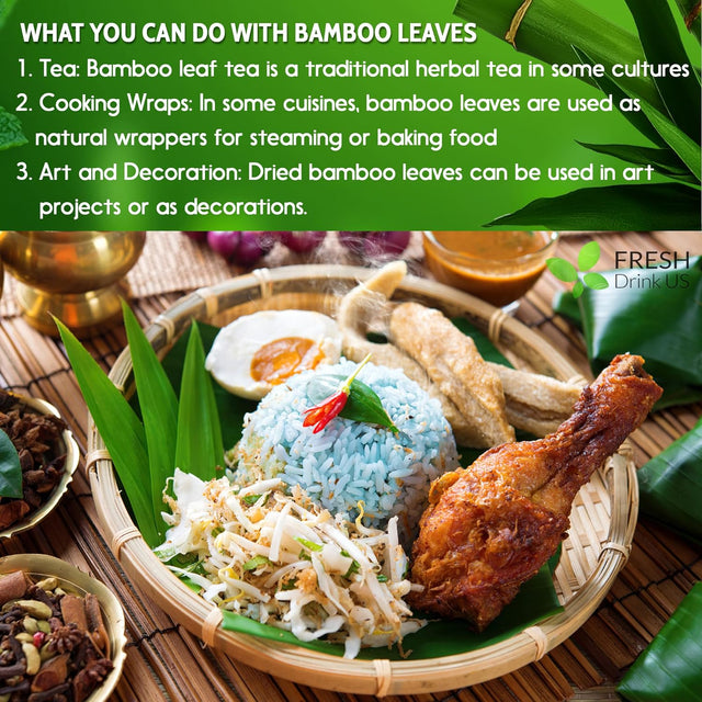Dried Bamboo Whole Leaves, Bamboo Leaf, Sugar Free, Gluten Free, Whole Big Leaves, Bamboo Leaf For Cooking