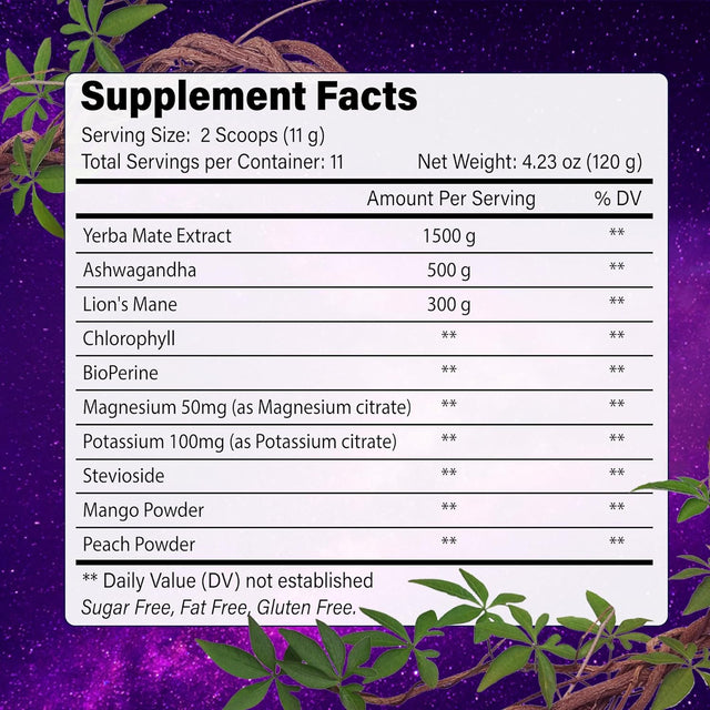 Yerba Mate Instant Tea Powder | Superfood Energy & Focus Blend