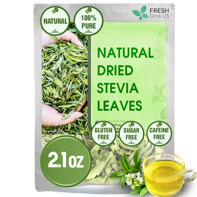 Stevia Leaf, Whole Dried Leaves, Tea Bags, Powder, 100% Natural and Pure from Stevia Leaves. Sugar Substitute for Tea, Coffee. Loose Leaf Stevia Herbal Tea. Zero Calorie Sweetener. No Sugar, No Caffeine, No Gluten, Vegan.