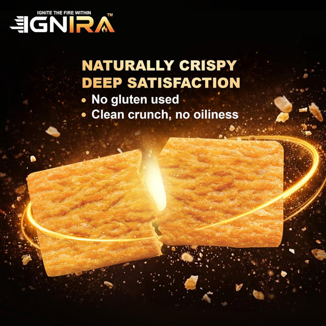 IGNIRA COCO Crunch Coconut Crackers, Crispy Plant-Based Coconut Chips, Toasted Coconut Cookie Thins, Premium Snack Treats, Creative Snacks for Adults & Kids, SOUL FIRE Energy Pack of 1 (1.76 oz)