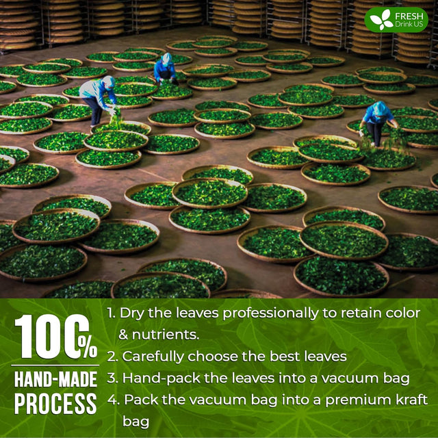 Premium Papaya Dried Leaves, Papaya Loose Leaf Herbal Tea, No Additives, No Caffeine, Vegan