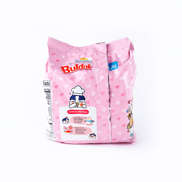 Samyang Buldak Spicy Ramen, Hot Chicken Ramen, 1 Bag with 5 Pack