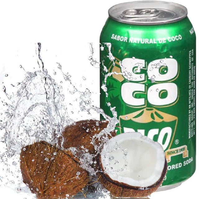 Coco Rico - Natural Coconut Flavored Soda - 12 oz