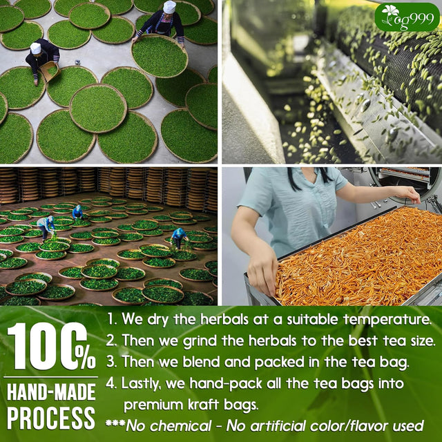 Premium Senna Peppermint Tea Bags. Relieves Constipation Natural Tea