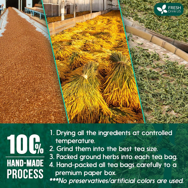 StrongerLungs Tea Bags - Supports Lung Cleanse, Congestion Relief & Mucus Detox