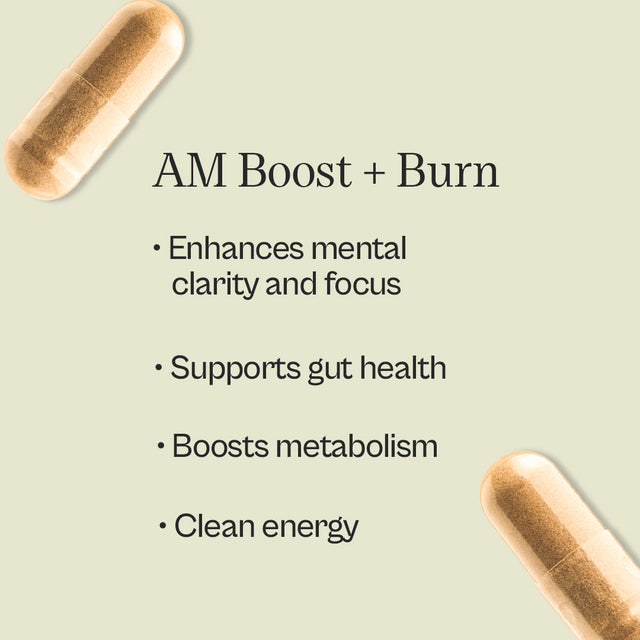 AM Boost + Burn Supplement