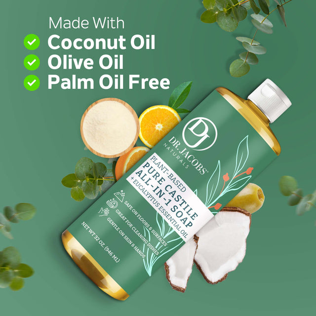 Eucalyptus All in 1 Castile Soap - Thin Formula