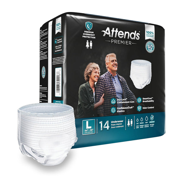 Attends Premier Pull-Up Absorbent Underwear