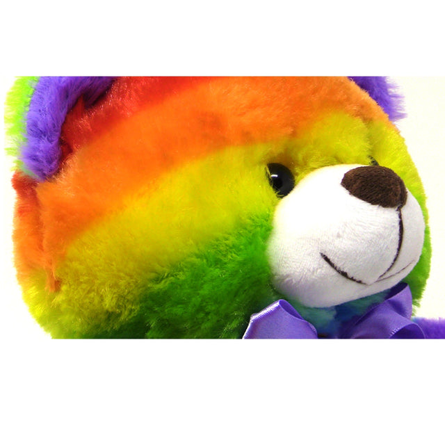 Rainbow Teddy Bear Set of 2 - Plush Stuffed Animal Cuddly Soft 12 inch