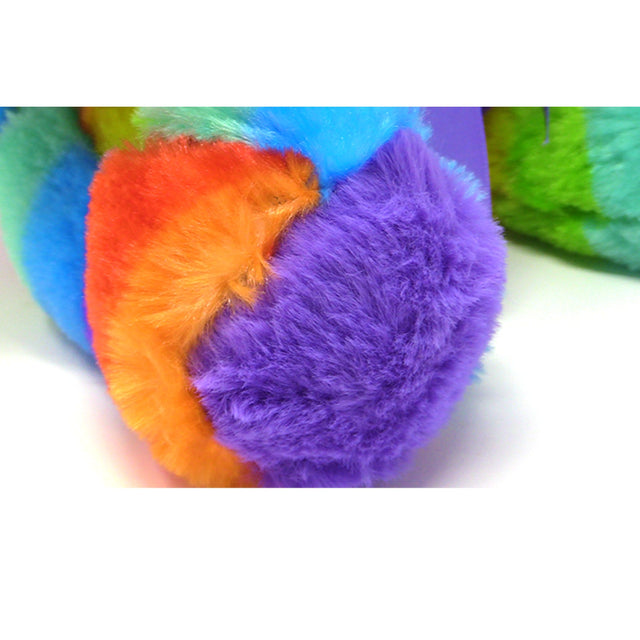 Rainbow Teddy Bear Plush Stuffed Animal Cuddly Soft 12 inch
