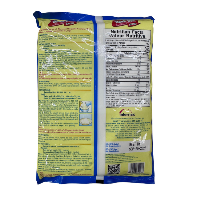 Intermix Vietnamese Dumpling Flour ( Bột Bánh Bao ) - 400g 14.1oz