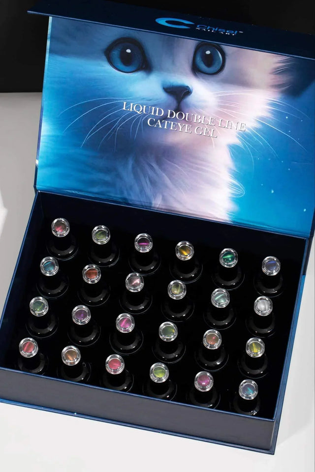 Chisel Liquid Double Line Cat Eye - 24 Colors