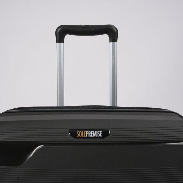 28-inch Black Hardcase Roller Luggage with 360° Wheels & TSA Lock
