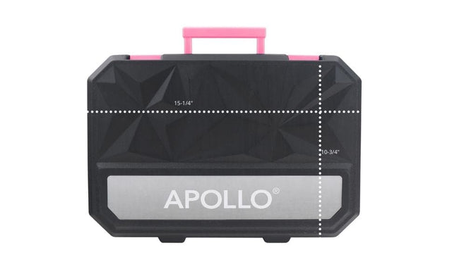 Essential 65-Piece Pink Tool Set with Socket Set and Most-Used Tools for Do it Yourself Repairs and Maintenance - DT0001P