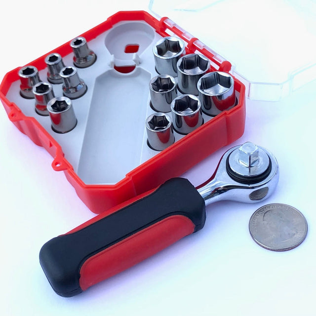 13 Piece ¼ Inch Drive Metric Socket Set - DT5023