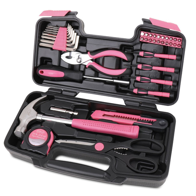 39 Piece General Tool Set Pink - DT9706P