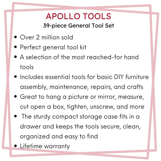 39 Piece General Tool Set - DT9706