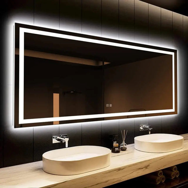 Deluxe Center Glow LED Bathroom Mirror