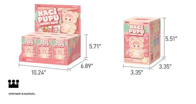 Hacipupu Gummy Bear Series - Vinyl Plush Pendant Blind Box