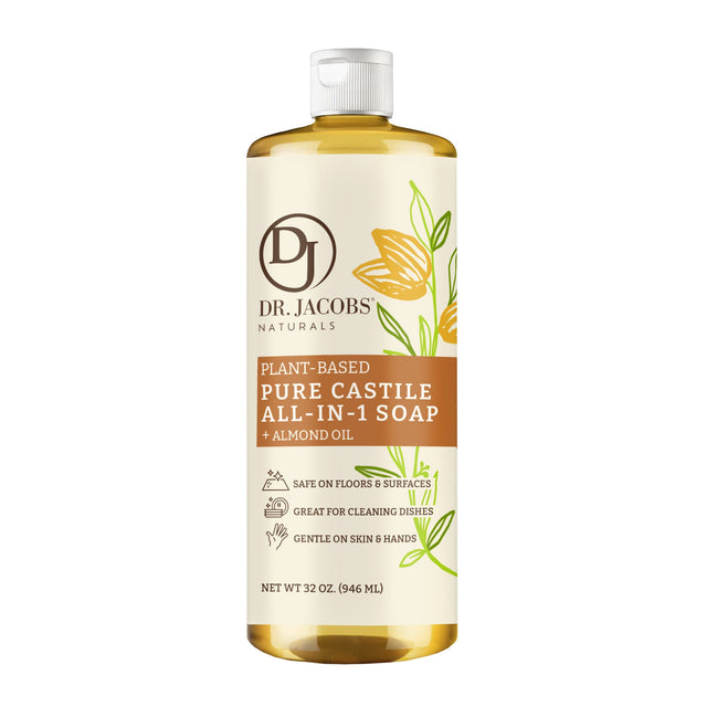 Almond All in 1 Castile Soap - Thin Formula
