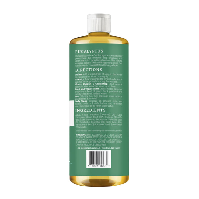 Eucalyptus All in 1 Castile Soap - Thin Formula