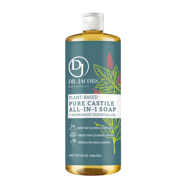 Peppermint All in 1 Castile Soap - Thin Formula