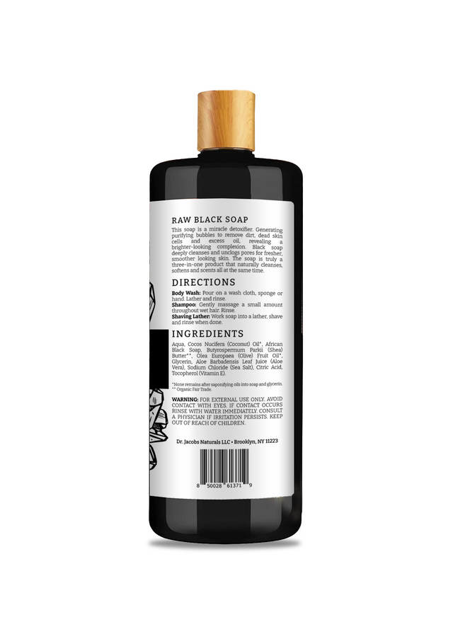 Raw Black Soap (All American)