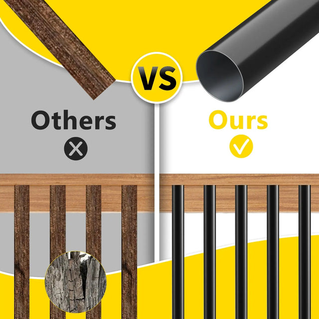 Durable Hollow Deck Balusters with Screws