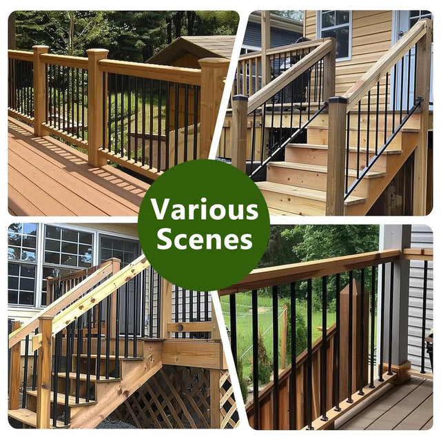 Durable Hollow Deck Balusters with Screws