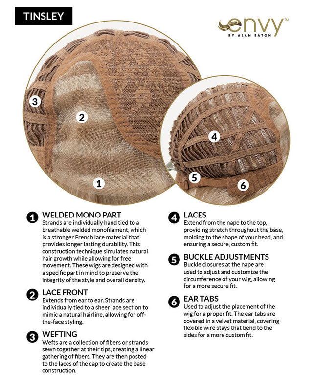 Tinsley (Exclusive) | Lace Front & Monofilament Part Synthetic Wig by Envy