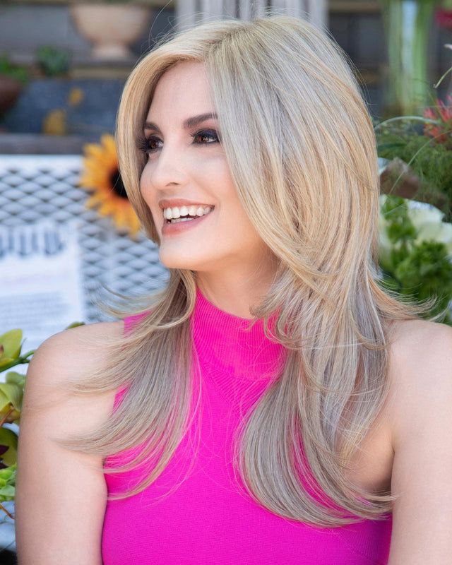 Erica | Lace Front & Monofilament Top Human Hair Blend Wig by Envy