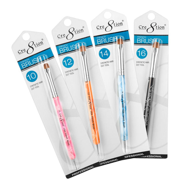 French Brush Synthetic With Dot Tool