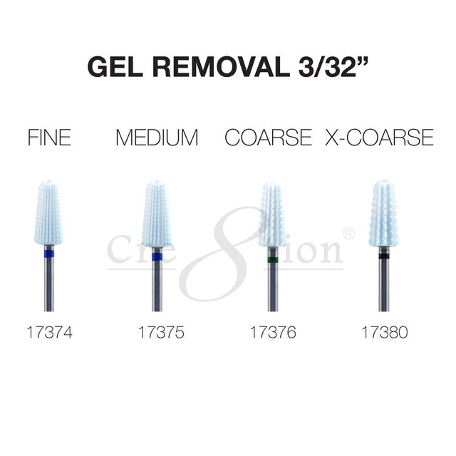 Ceramic Gel Removal Nail Filing Bit 3/32"