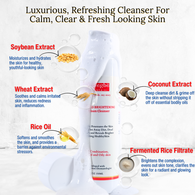 Advanced Brightening Gel Foam Cleanser