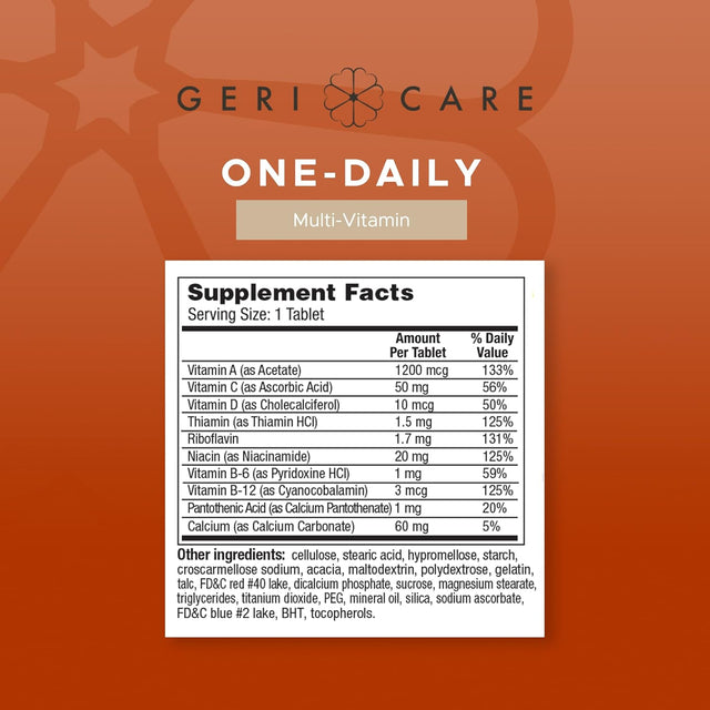 Geri-Care One-Daily Multivitamins