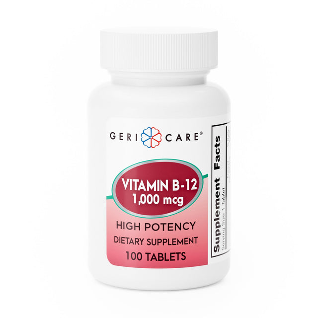 Geri-Care Vitamin B-12 Supplement, 1000 mcg