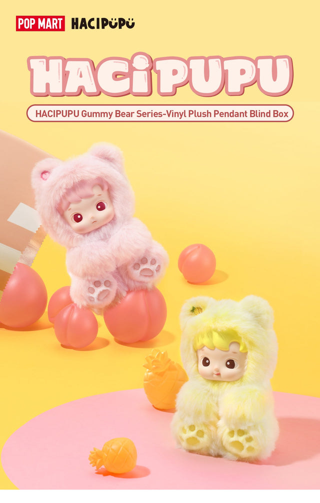 Hacipupu Gummy Bear Series - Vinyl Plush Pendant Blind Box