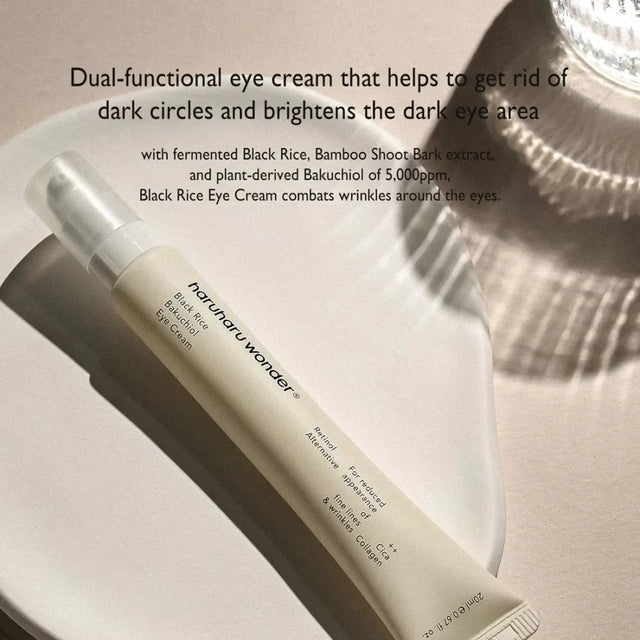 Haruharu Wonder Black Rice Bakuchiol Eye Cream